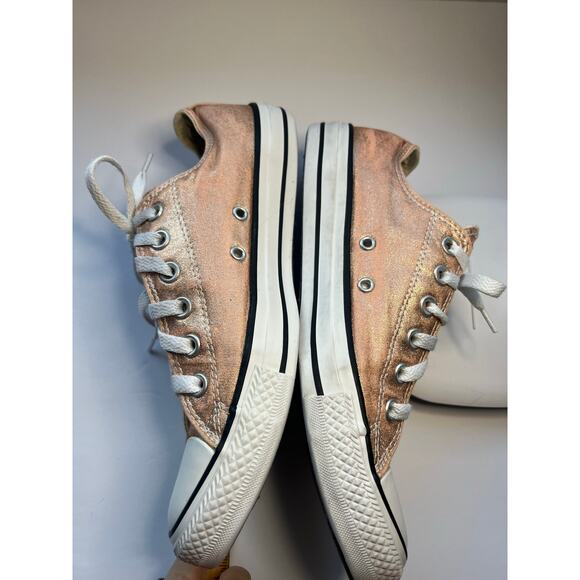 Converse Chuck Taylor All Star Low Top Lace Up Metallic Sunset Sneakers W9 M7 - Picture 5 of 10